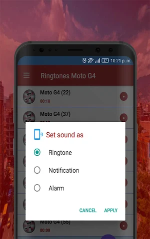 Moto G4 Plus Ringtone App Screenshot 2