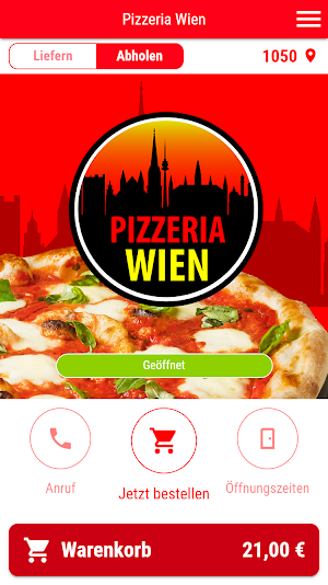 Pizzeria Wien Screenshot 0