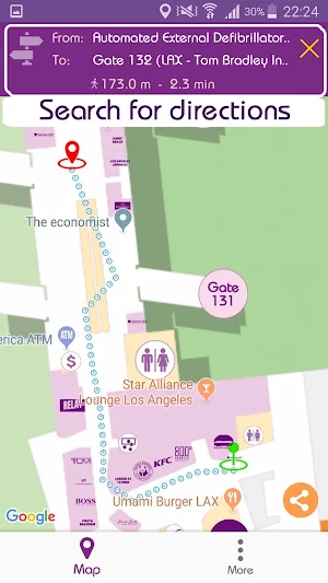 InMapz Airports - international airport maps Screenshot 2