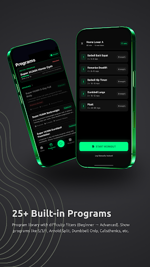 SuperHUMN: Workout & Fitness Screenshot 1