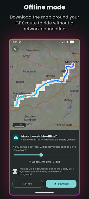 Bike n Go - GPS Bike Computer Screenshot 1