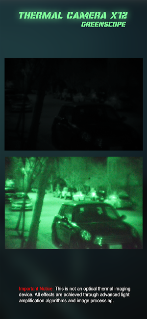 Thermal Camera X12 Green Scope Screenshot 3