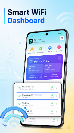 WiFi Hub - Cleaner & Tools Screenshot 0