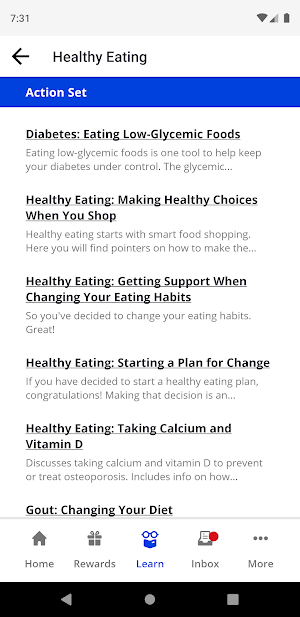 Live Healthy Blue from NBND Screenshot 2