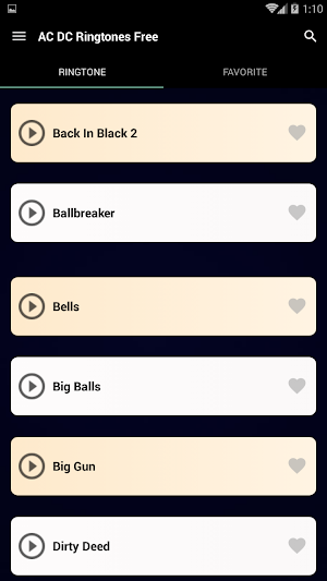 Ac Dc Ringtones Free Screenshot 3
