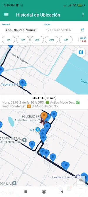 Work Track Screenshot 1