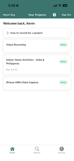 Visora Mobile Screenshot 1