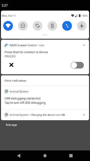 IMMS Scanner Control Screenshot 3