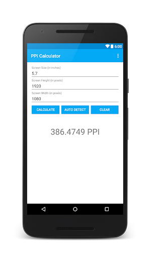 PPI Calculator Screenshot 0