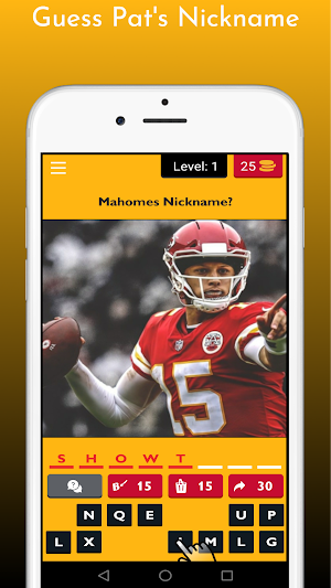 Guess NFL Football Nicknames Screenshot 0