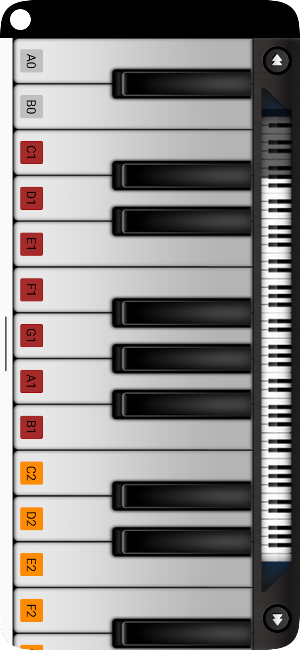 Piano Keyboard Screenshot 0