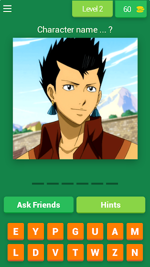 Fairy Tail Character Quiz Screenshot 2