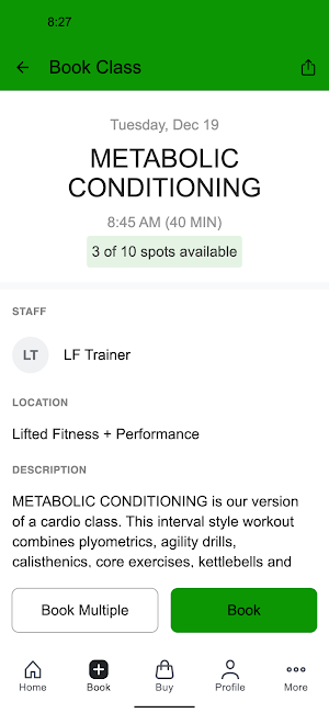 Lifted Fitness + Performance Screenshot 2