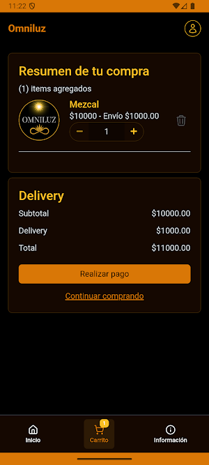Mezcal Omniluz Screenshot 2