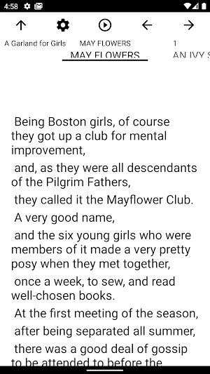 Book, A Garland for Girls Screenshot 1