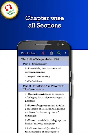 Indian Telegraph Act 1885 Screenshot 1