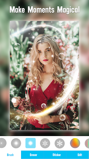 3D Glitter Effect - Glitter Photo Editor Screenshot 1