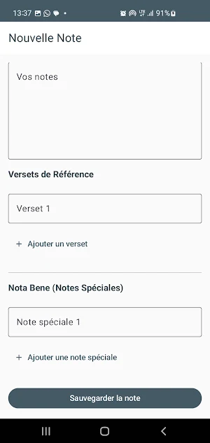 KulteNotes Screenshot 2