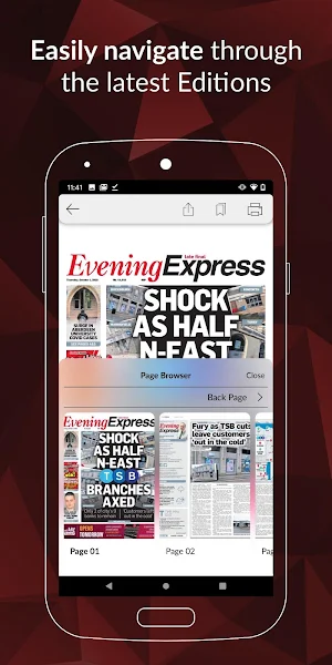 Evening Express digital ePaper Screenshot 1