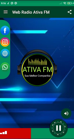Web Radio Ativa Screenshot 1