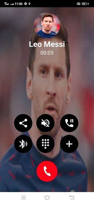 Leo Messi Video Call and Chat Screenshot 0
