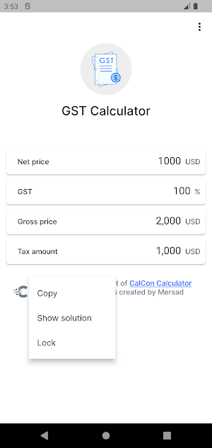 Goods and Services Tax Screenshot 3