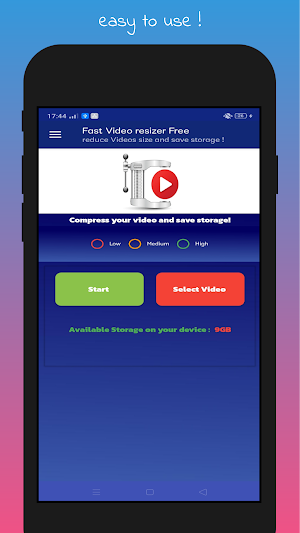 Fast Video Resizer : Video Com Screenshot 1