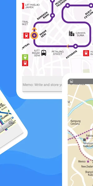 KUALA LUMPUR RAIL BUS MAP OFFLINE Screenshot 3