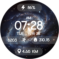 Galaxy Aura Watch Face