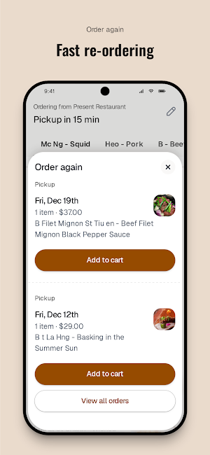 Present Restaurant Screenshot 3