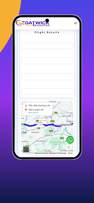 Gatwick Taxi Transfer Screenshot 3