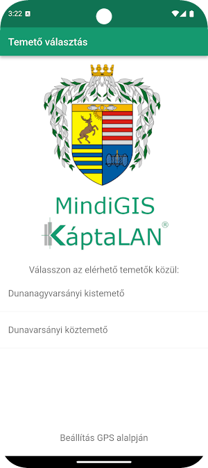Dunavarsány Temető KáptaLAN Screenshot 0