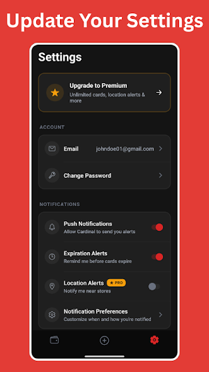 Cardinal: Gift Card Manager Screenshot 3