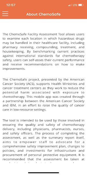 ChemoSafe Screenshot 0