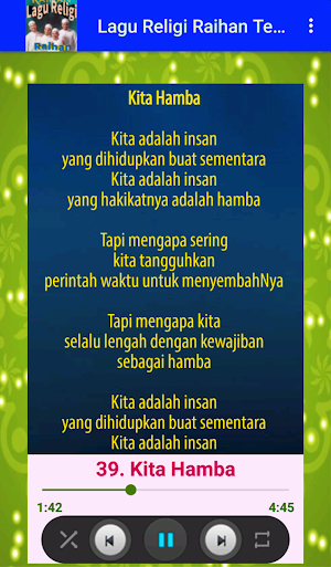 Lagu Religi Raihan Lengkap Screenshot 3