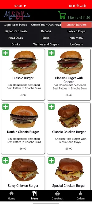 Mustaffas Takeaway Screenshot 0