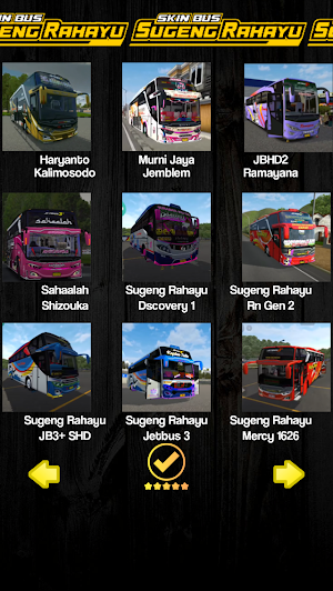 Skin Bus Sugeng Rahayu Screenshot 3