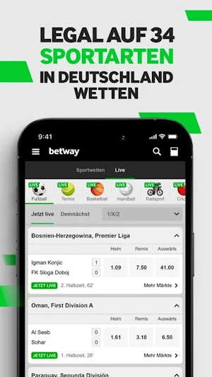 betway Screenshot 2