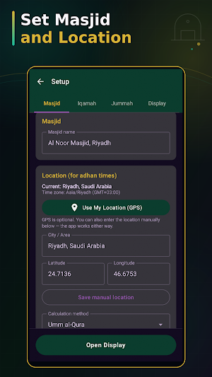 Iqamah Times Screenshot 2