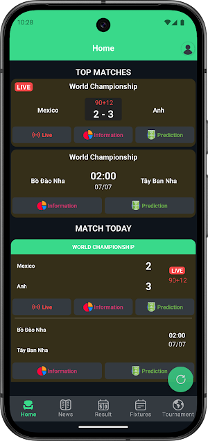 Zivy Futbal: Match Stats Screenshot 0