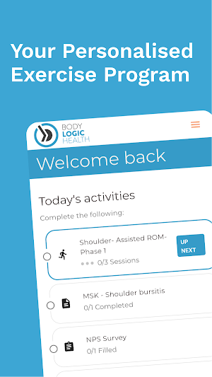 BLH Exercise Platform Screenshot 0