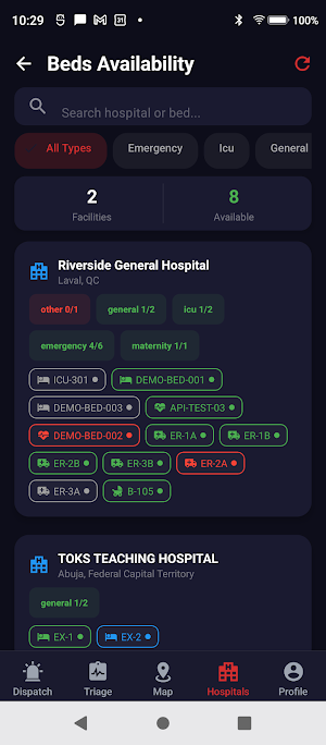 KlinicX Responder Screenshot 2