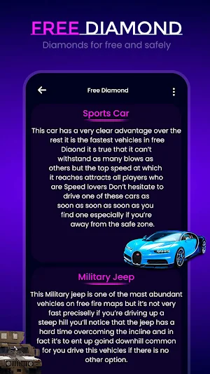 Daily Diamond FFF FF Skin Tips Screenshot 3