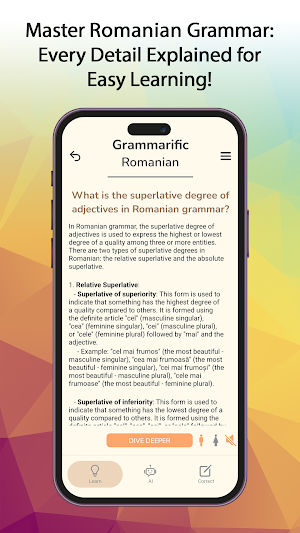 Grammarific: Romanian Grammar Screenshot 2