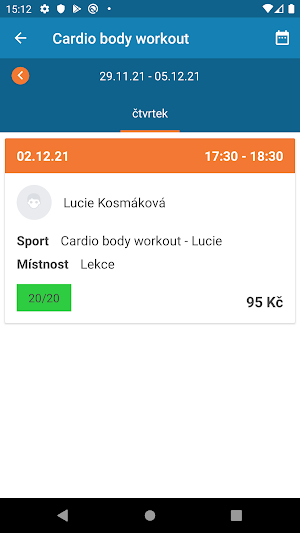 Sportovní centrum Třebíč Screenshot 3