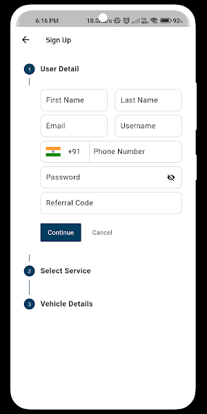 TripNDrop Driver Screenshot 1