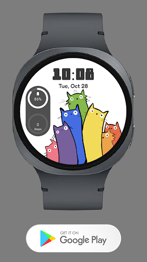 Cute Cats Watch face Screenshot 0