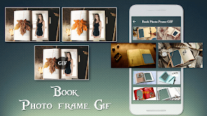Dual Photo Book Photo Frame Collage Editor Screenshot 0