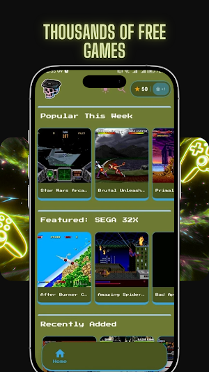 32BitX: 32-Bit Arcade Games Screenshot 2