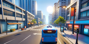 Coach Bus Driving 3D Game Screenshot 0